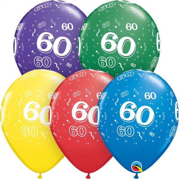 11" 60-A-Round Assortment (50pcs) Balloons