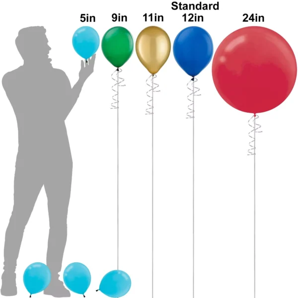 Fashion Red  Sempertex  Latex Balloons (50pcs) - Image 3