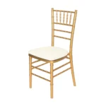 Gold Chiavari Chairs w/ Ivory Cushion (Rentals)