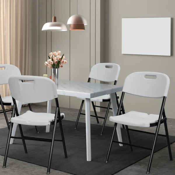 White Plastic Foldable Chairs (Rentals) - Image 6