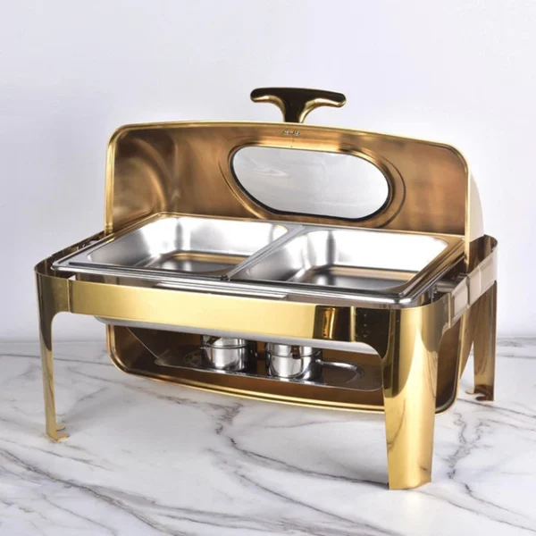 Gold Chaffing Dish (Rentals) - Image 2