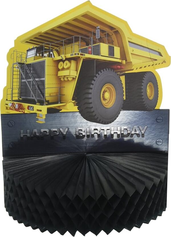 Construction Zone Birthday Centerpiece, Multi-colored, 12 3/4" Creative Converting