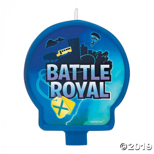 Battle Royale Birthday Candle - 1 Count (Party Supplies)