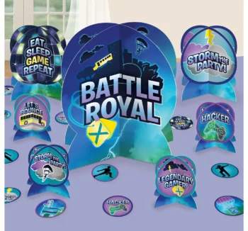 Battle Royale Fun Table Decorating Kit - 7 Count (Party Supplies)