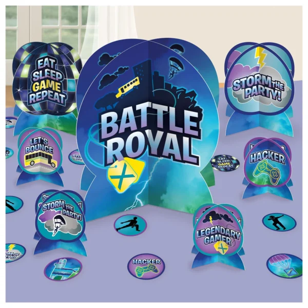 Battle Royale Fun Table Decorating Kit - 7 Count (Party Supplies)