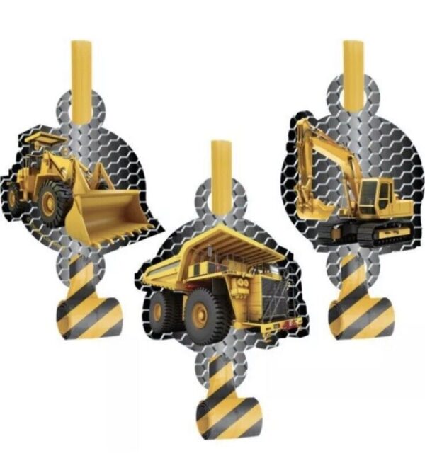 Construction Zone Blowout Party Favors - 8 Count (Creative Converting)