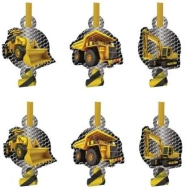 Construction Zone Blowout Party Favors - 8 Count (Creative Converting) - Image 3