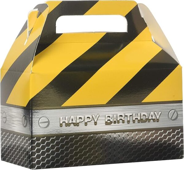 Party Themed - Construction Zone Treat Boxes (2 Ct)