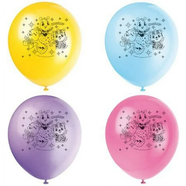 Hatchimals Birthday Party Latex Balloons - 8 Count, 12" - Image 3