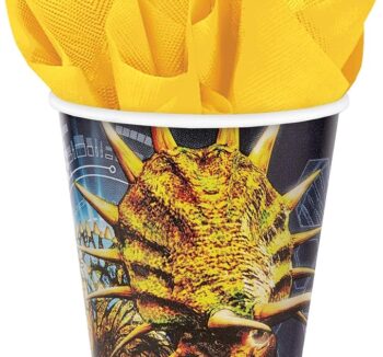 Jurassic World Party Paper Cups 9oz - 8 Count {Dino Hybrid}