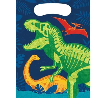 Dino Dig Loot/Goodie Bags - 8 Count (Party Favors) {Creative Converting}
