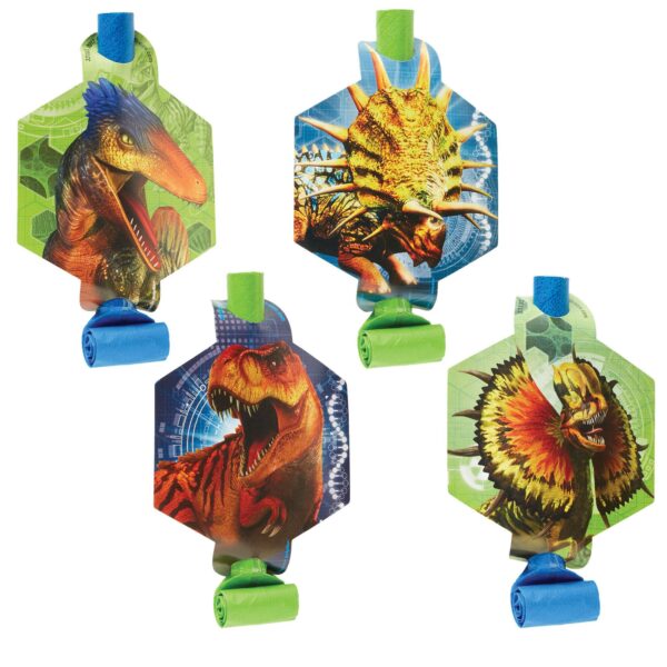 Jurassic World 'Dino Hybrid' Party Blowouts - 8 Count (Party Favors)