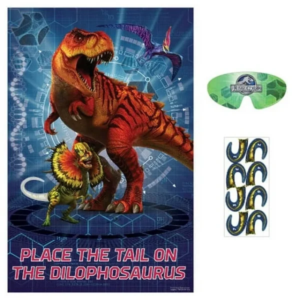 Jurassic World 'Dino Hybrid' Party Game (1 Set) - 10 Count (Party Supplies, Party Favors)