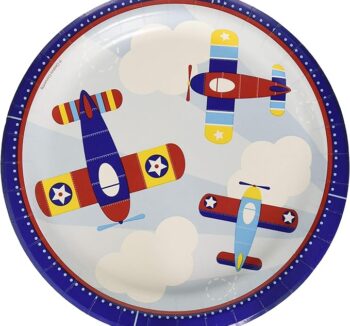 Lil' Flyer Dinner Plate 9" - 8 Count (Party Supplies) (Creative Converting)