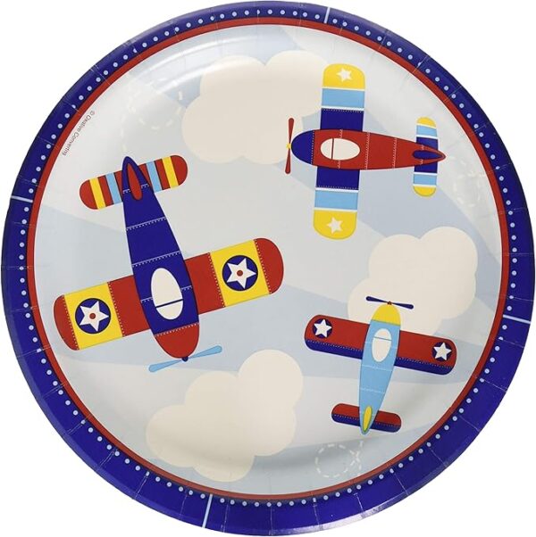 Lil' Flyer Dinner Plate 9" - 8 Count (Party Supplies) (Creative Converting)