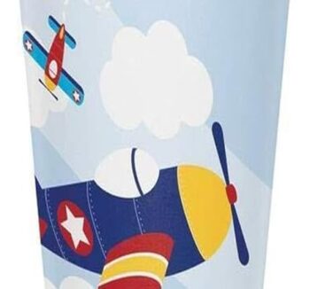 Lil' Flyer Hot and Cold Paper Cups (9oz) - 8 Count (Party Supplies) (Creative Converting)