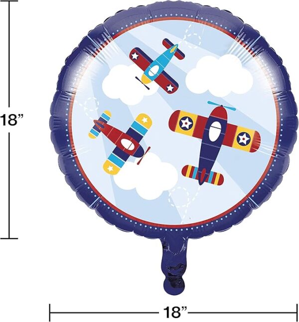 Lil' Flyer Foil Balloon - 1 Count (Party Supplies) - Image 3