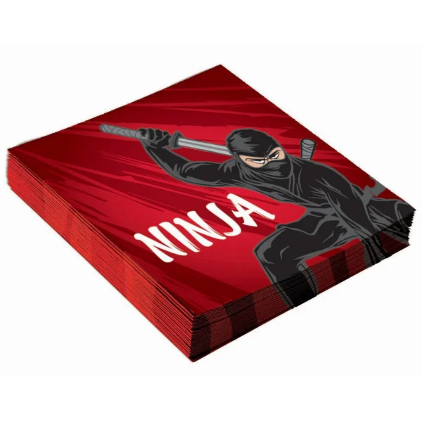 Ninja Warrior Large Luncheon Napkin - 16 Count (Party Supplies) {Forum Novelties}
