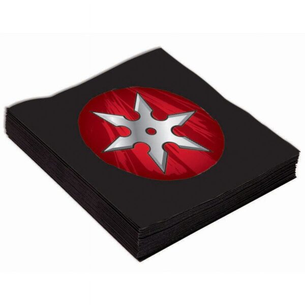 Ninja Warrior Small Beverage Napkin - 16 Count (Party Supplies) {Forum Novelties}