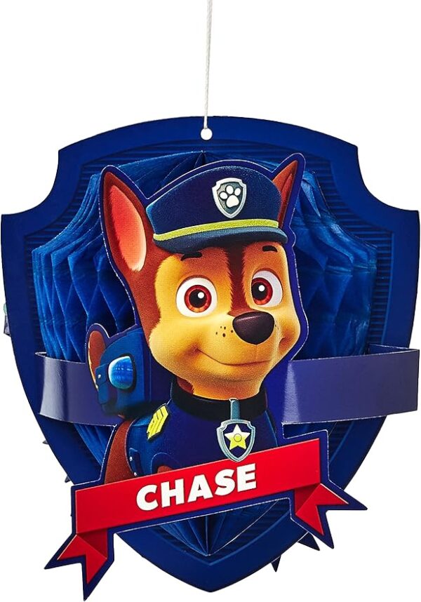 Paw Patrol Honeycomb Decorations- 3 Count (Party Supplies) - Image 3
