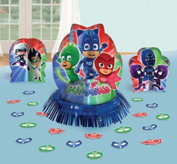 PJ Masks Disney Junior Kids Birthday Party Table Decorating Kit - 23 Count (Party Supplies)