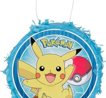 Pokémon Tissue Container for Party Favors, Multicolored, One Size - 1 Count (Party Supplies, Party Favor)