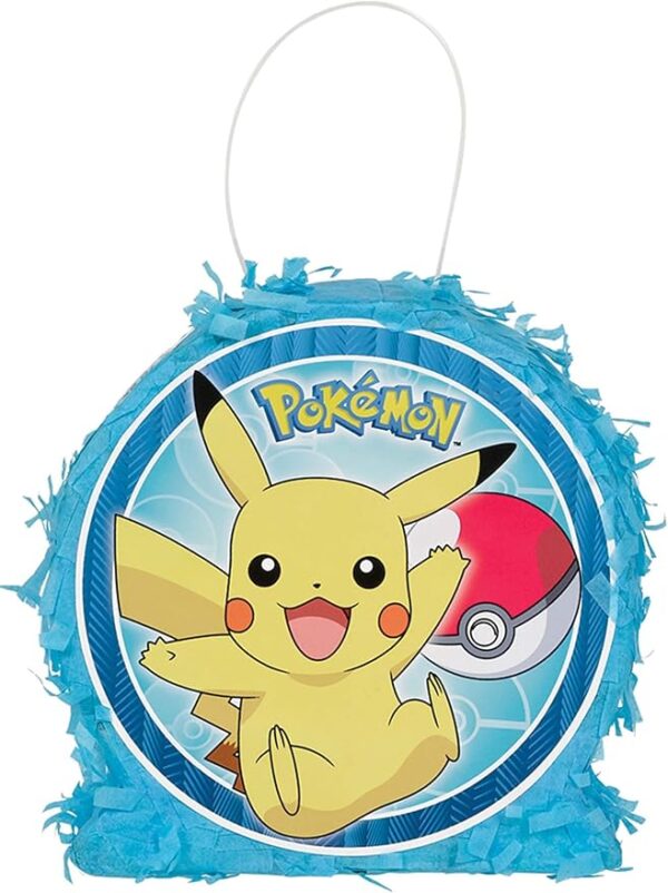 Pokémon Tissue Container for Party Favors, Multicolored, One Size - 1 Count (Party Supplies, Party Favor)