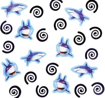 Sharks Splash Printed Confetti - 1 Count (Party Supplies) {Creative Converting}
