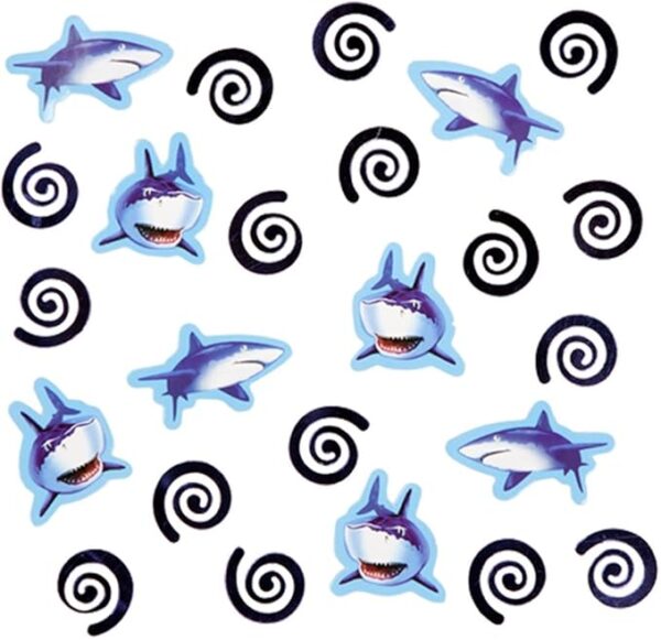 Sharks Splash Printed Confetti - 1 Count (Party Supplies) {Creative Converting}