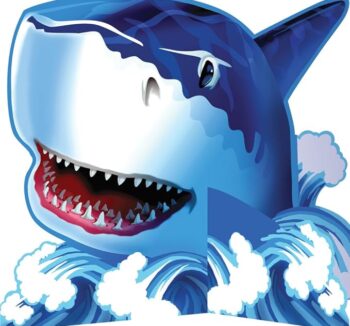 Sharks Splash Party Centerpiece - 1 Count {Creative Converting} (Party Supplies)