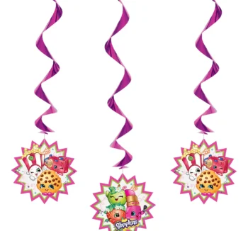 Shopkins Hanging Decorating 26" - 3 Count (Party Supplies)