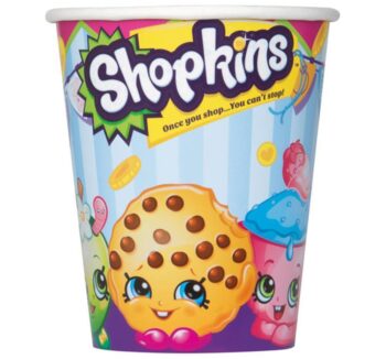 Shopkins Birthday Party Paper Cups 9oz - 8 Count (Party Supplies)