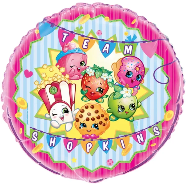 Shopkins Foil Balloon 18" - 1 Count (Party Supplies) - Image 3