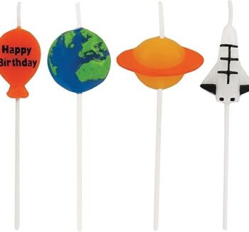 Super Blast Birthday Pick Candles - 4 Count (Party Supplies) {Creative Converting}