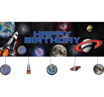 Super Blast 'Happy Birthday' Banner 20" x 60" - 1 Count (Party Supplies) {Creative Converting}