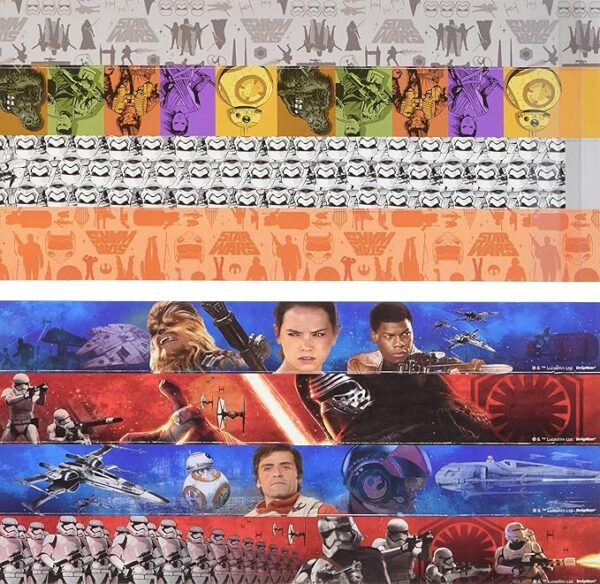 Star Wars Episode VII (7) Chain Link Garland - 48 Self-Adhesive Chain Links (Party Supplies) - Image 3