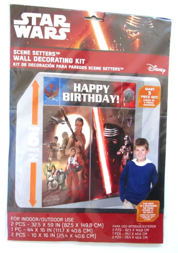 Star Wars Wall Decorating Kit for Star Wars Fans! - 5 Count