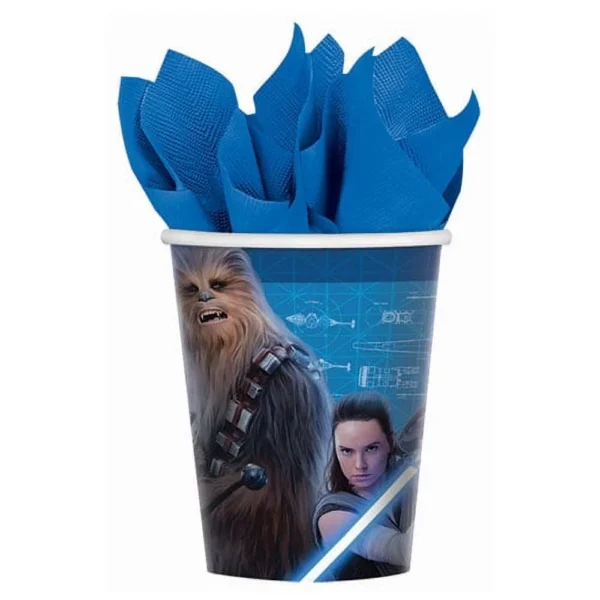 Star Wars 'The Last Jedi' 9oz Paper Cup - 8 Count (Party Supplies)