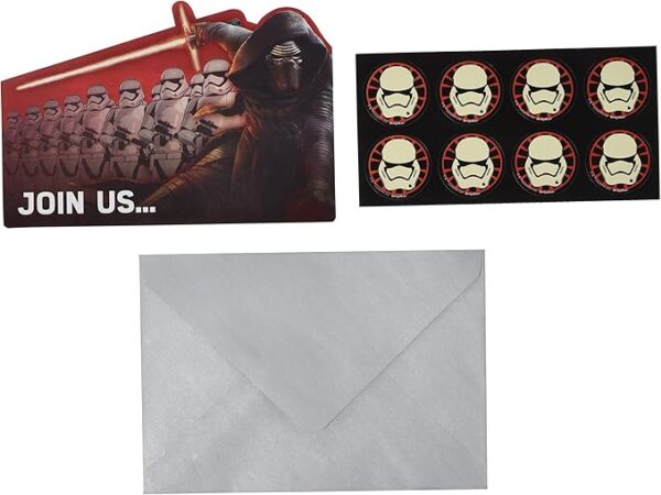Star Wars Episode VII Invitation Postcards - 8 Count (Party Supplies, Party Favors) - Image 4