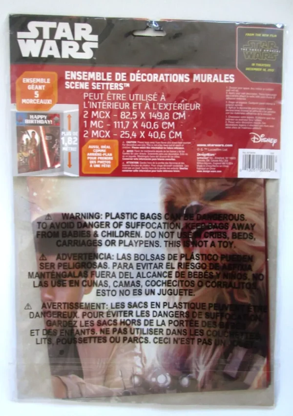 Star Wars Wall Decorating Kit for Star Wars Fans! - 5 Count - Image 3