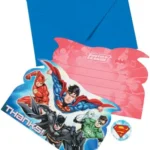 Justice League Thank You Party Postcards - 8 Count (Party Supplies) {DC}