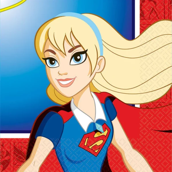 DC Super Hero Girls Beverage Napkin - 16 Count (Party Supplies)