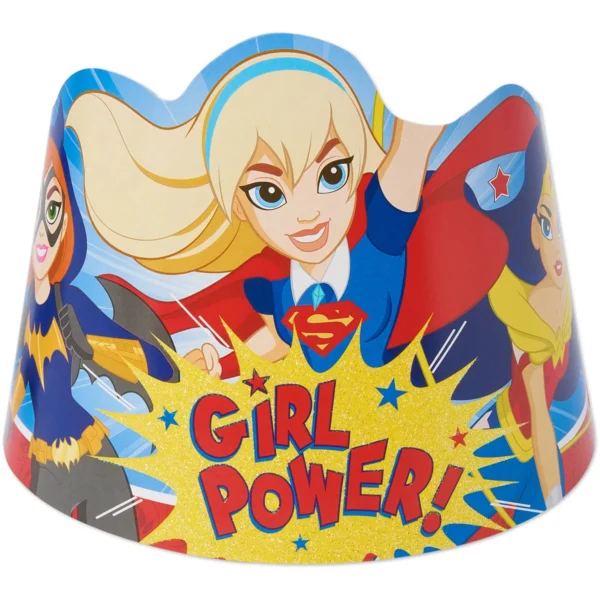 DC Super Hero Girls Tiara - 8 Count (Party Supplies)