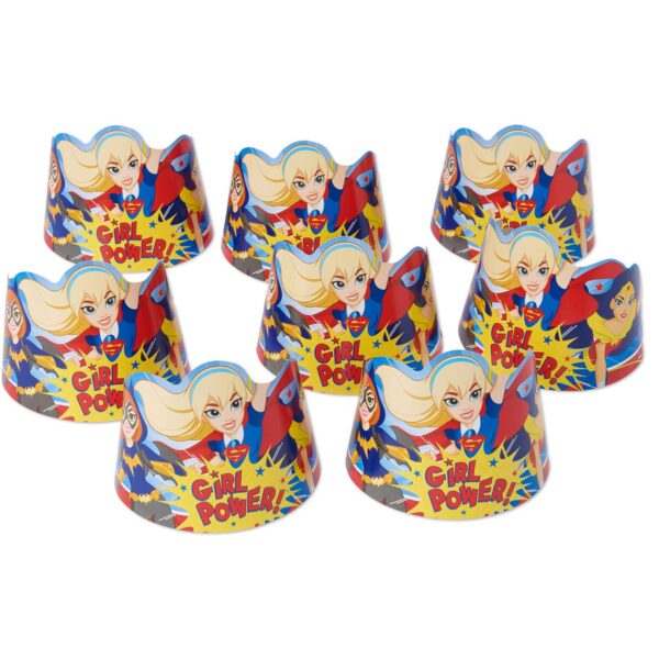 DC Super Hero Girls Tiara - 8 Count (Party Supplies) - Image 3