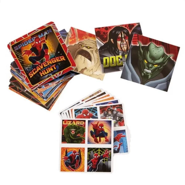 Marvel Spiderman Scavenger Hunt Game - 40 Pieces (Party Supplies, Party Favors) - Image 3