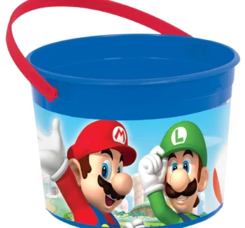 Super Mario Party Favor Bucket/Container - 1 Count (Party Favors)