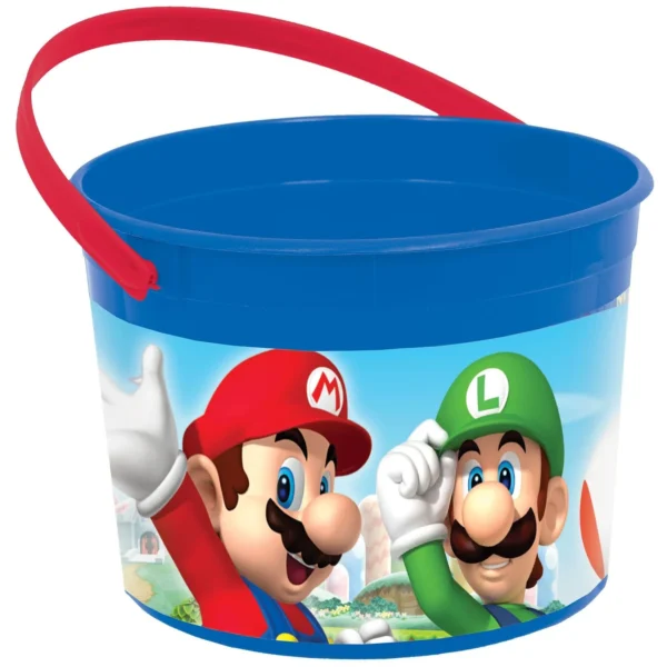 Super Mario Party Favor Bucket/Container - 1 Count (Party Favors)