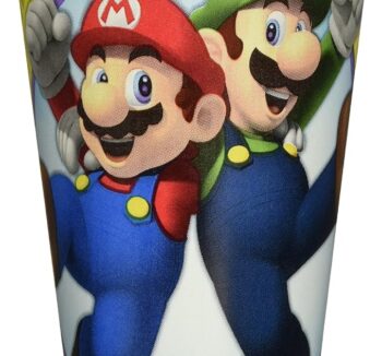 Super Mario Brothers 9oz Paper Cup, Friendly & Eco-Friendly - 8 Count (Party Supplies)