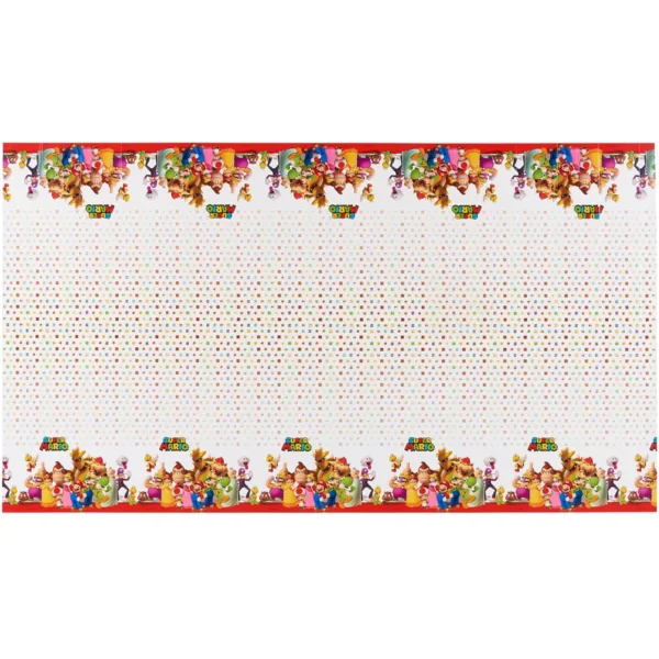 Super Mario Plastic Table Covering for Parties - 1 Count (Party Supplies) - Image 3