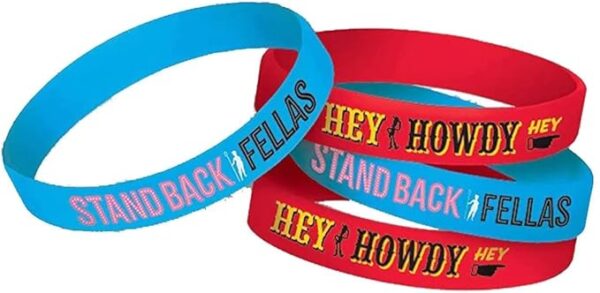 Toy Story 4 Red and Blue Rubber Bracelets - 4 Count (Party Favors)